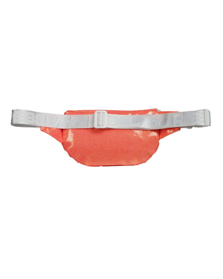 Glossy Neon Orange Adult Rebel Fanny Pack with White Zipper