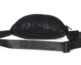 Black Viper Snakeskin Adult Rebel Fanny Pack with Black Zipper