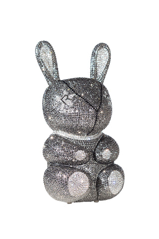 Crystal Rebel Rabbit Crossbody in Charcoal