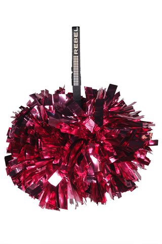 Rebel Pom Holder in Black Sequin