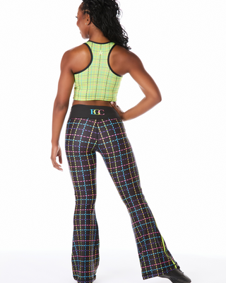 Black Girls Cheer Flare Pants in Throwback Threads - SPECIAL ORDER