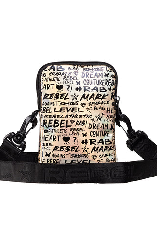 Signature in Black and Gold Rebel Phone Case Crossbody