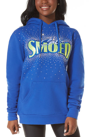 Club SMOED Sparkle Hoodie in Royal Blue