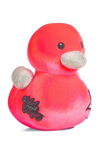 Rebel Collectable 'Rebel Against Bullying Lucky Duck in Neon Pink'