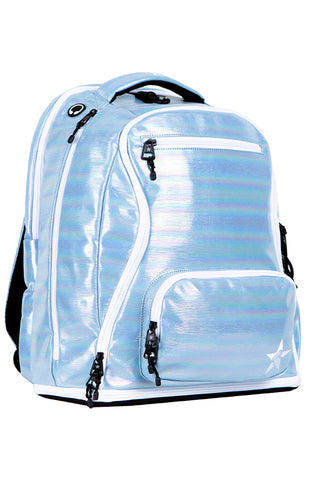 Luster in Cloud Rebel Dream Bag with White Zipper