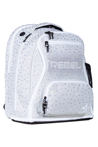 Opalescent with Crystal Scatter Rebel Dream Bag Plus with White Zipper
