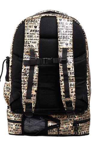 Signature in Black And Gold Dream Bag Plus with Black Zipper