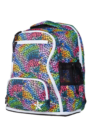 Limited Edition Rainbow Jungle Rebel Dream Bag Plus with White Zipper