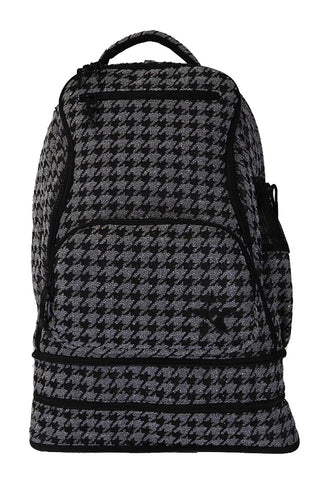 Black Houndstooth Dream Bag Plus in Black with Black Zipper