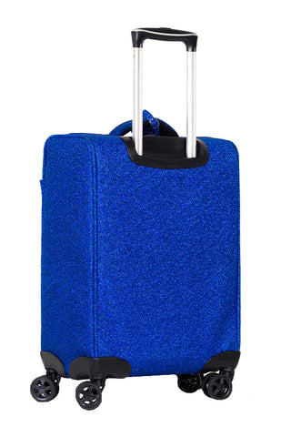Royal Blue Rebel Dream Luggage with White Zipper