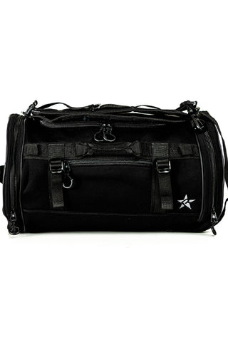 Neoprene in Black Rebel Round Duffle Backpack