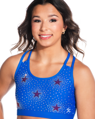 Skyburst Sports Bra in Royal Blue