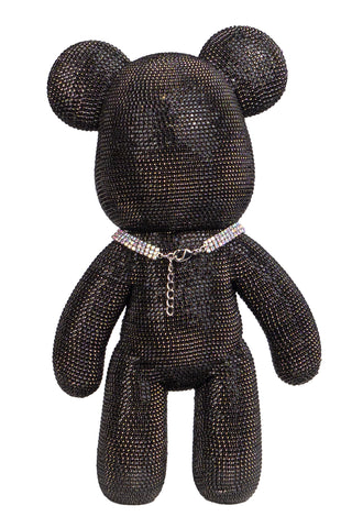 Rebel Collectable Crystal Bear in Black