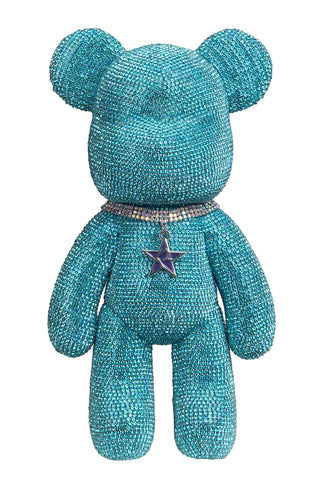 Rebel Collectable Crystal Bear in Aqua