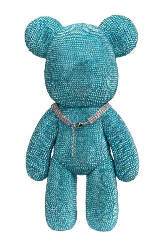 Rebel Collectable Crystal Bear in Aqua