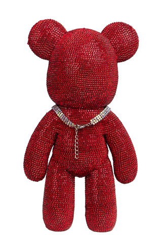 Rebel Collectable Crystal Bear in Red