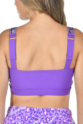 Kali Sports Bra in Purple
