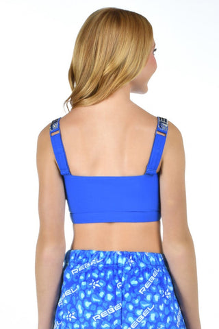 Kali Sports Bra in Royal Blue