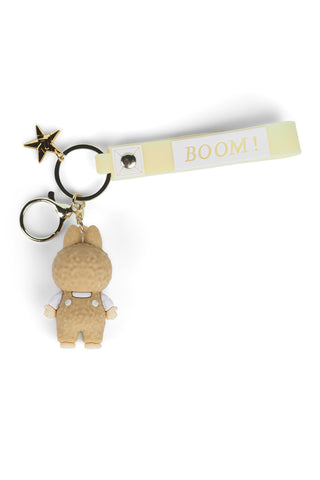 Lil Rebel Keychain in Tan