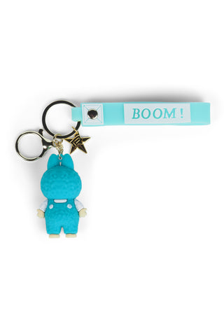 Lil Rebel Keychain in Teal