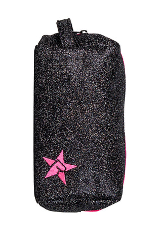 Imagine Rebel Makeup Bag with Pink Zipper