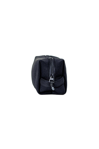 Neoprene in Black Rebel Makeup Bag with Black Zipper