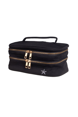 Neoprene in Black Rebel Glam & Go Travel Case with Black Zipper