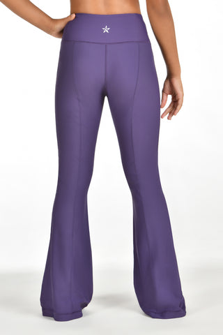 Maple Flare Leggings in Mulberry Purple