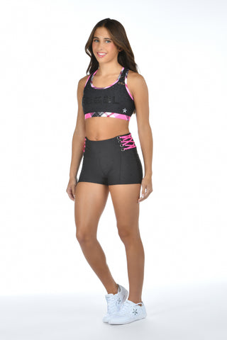 Punk Princess Compression Short in Pink