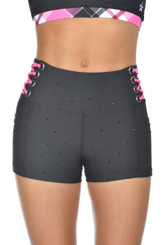 Punk Princess Compression Short in Pink