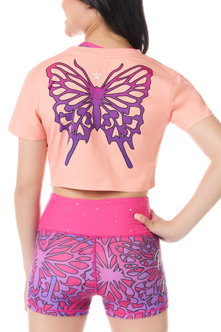 Rebel Against Bullying Crop Tee in Flutter