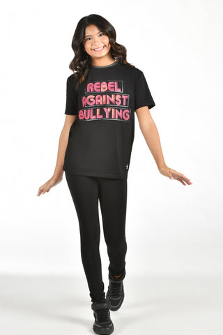Rebel Against Bullying Unisex Tee in Pink Nouveau