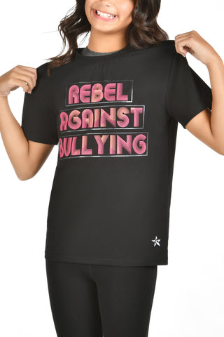 Rebel Against Bullying Unisex Tee in Pink Nouveau
