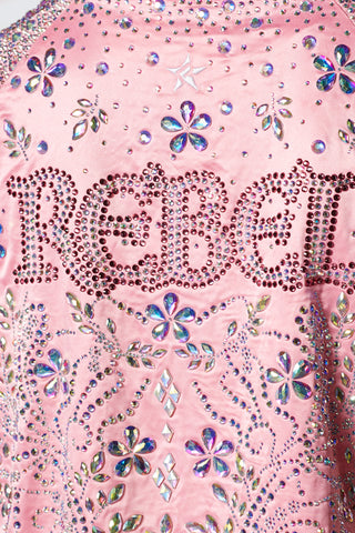 Crystal Couture Jacket in Orchid Pink - Special Order