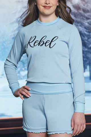 Pullover in Powder Blue