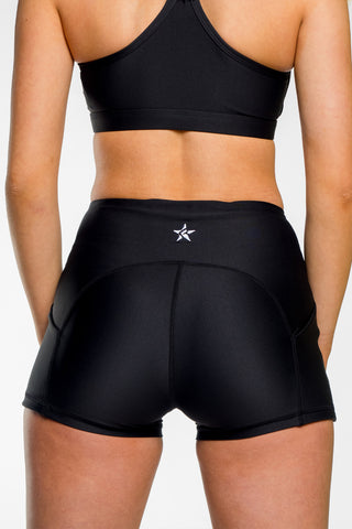 Iconic Compression Short in Black