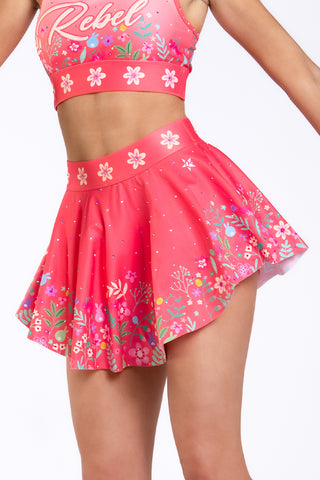 Graceful Skirt in Spring Blooms - FINAL SALE