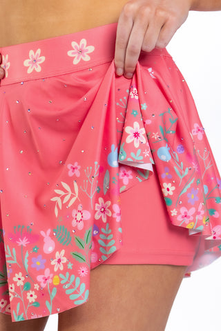 Graceful Skirt in Spring Blooms - FINAL SALE