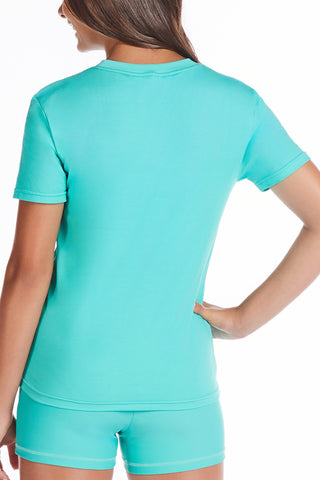 Unisex Tee in Aqua Splash
