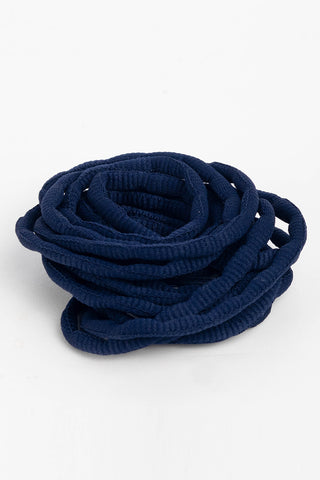 Rebel Shoelaces in Navy Blue