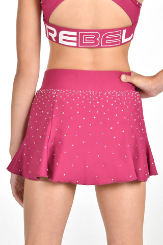 Sienna Skirt in Maroon