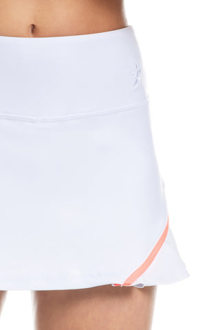 Sofia Pleated Skirt in White