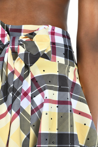 Vibe Check Skirt in Banana Yellow