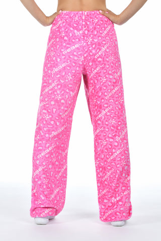 Wild Side Lounge Pants in Pink Leopard