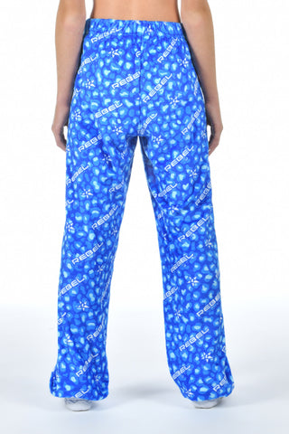 Wild Side Lounge Pants in Royal Blue Leopard