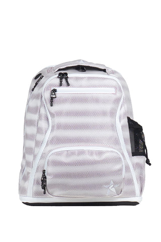 Illusion in Lavender Rebel Baby Dream Bag with White Zipper
