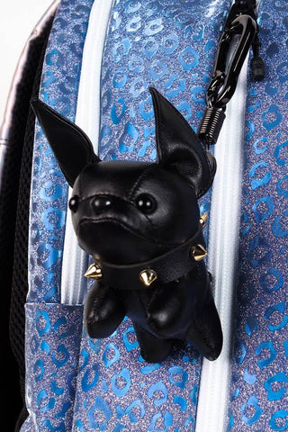 Bulldog Keychain in Black