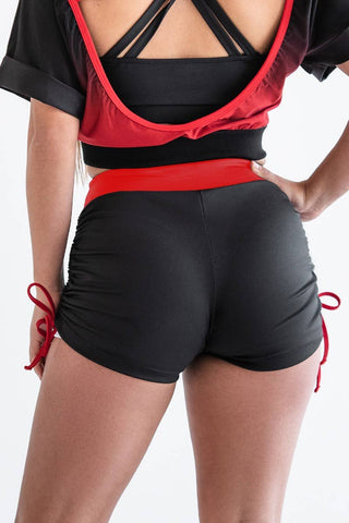 Navarro Sinch Short in Black and Red - FINAL SALE