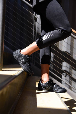 Cheerleading shoes in black color