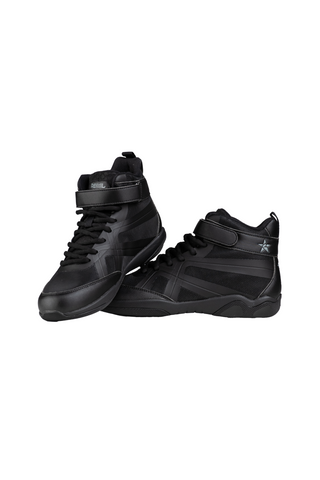black high top cheer shoes